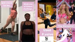 TRYING A VICTORIA&rsquo;S SECRET MODEL WORKOUT &ndash; P.VOLVE CHALLANGE ( Sisters with Two Different Physiques)