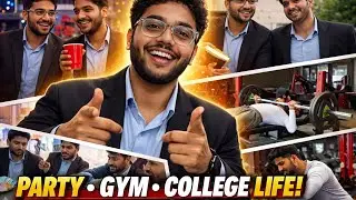 Gym to Party to College | Real Student Life. #vlog #vlogs 