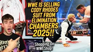 WWE IS SELLING CODY RHODES SUIT FROM ELIMINATION CHAMBERS 2025!! | Shopping On WWEShop!