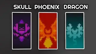 Minecraft: 3 Cool Banner Designs Tutorial