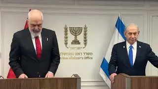 📍Jerusalem, Israel &ndash; Joint statement with the Prime Minister of Israel, Benjamin Netanyahu 🎤