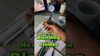 How to clean Blending Stump ✏️ | Use of Blending stumps ??? 🤔 #drawing #ytshorts #shorts