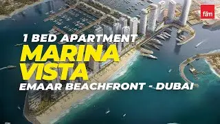 Spacious 1 Bed Apartment in Marina Vista Tower - 2, Emaar Beachfront - Dubai
