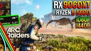 &ldquo;Rendimiento RX 9060XT | Ryzen 5 5600 | AR Raider | 1080p y 1440p&rdquo;.