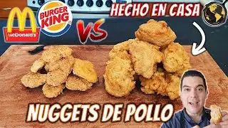 Como hacer Nuggets de Pollo estilo Burger King y Mcdonalds | Cocina Universal
