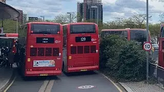 Full Route Visual ~ Bus Route 129 : Lewisham - Gallions Reach