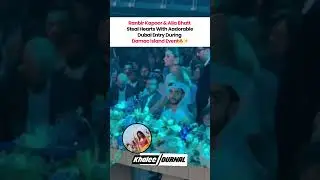 Ranbir & Alia Steal Hearts in Dubai | Damac Island Appearance 💖✨