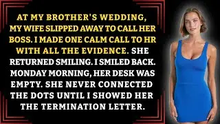 At My Brother's Wedding, My Wife Slipped Away To Call Her Boss. I Made One Calm Call To HR...