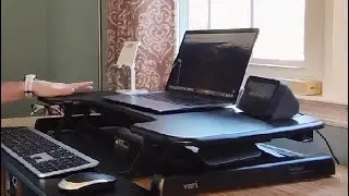 Vari Essential Vertical Lift 30  VariDesk Height Adjustable Standing Desk Converter Review
