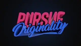 Cinema 4D Tutorial - 3D Hand Lettering Text Effect