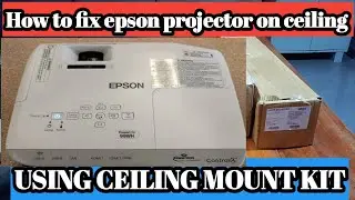 Projector Fixing With Ceiling Mount Kit #VisualSpaceMedia