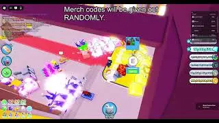 🔴LIVE🔴Giving merch codes out (Pet simulator x return)
