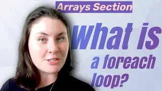 What is a foreach loop?