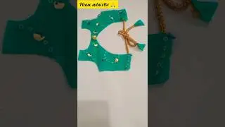 unique back neck design tutorial #trending #blouse #fashion #shorts #viral