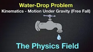 Waterdrop Problem | Kinematics | Motion Under Gravity | Free Fall |Successive Time | NEET | JEE 2020