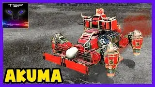 Crossout #306 ► RED AKUMA &brvbar; Low PS 3x Tackler Hovercraft Build & Gameplay