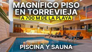 MAGNÍFICO PISO EN TORREVIEJA A 700 METROS DE LA PLAYA con PISCINA Y SAUNA | Inmobiliaria en España