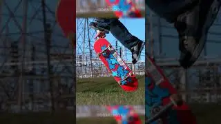 How it Feels to Land a New Skate Trick #shorts #ilikesk8