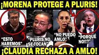 Morena protege a Pluris Claudia Rechaza a AMLO