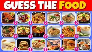 GUESS the FOOD by Pictures | Easy-Medium- Hard | Quiz Up Zone