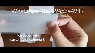 Customized Colored & Watermark Rolling Paper