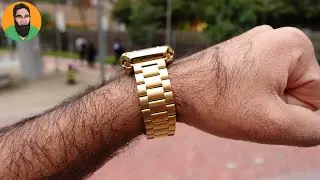 GOLD Apple Watch Band Stainless Steel with TPU Case Review