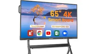 COOLHOOD 65&rdquo; 4K Smart Board Review | Interactive Touchscreen Whiteboard for Office, Classroom