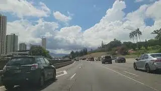 Road trip H1 freeway Hawaii
