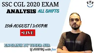 SSC CGL 2020 EXAM | ANALYSIS | ALL SHIFTS | ETS | FREE CLASSES FOR COMPETITIVE EXAMS