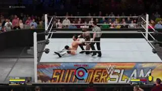 Summerslam intercontinental champion the miz VS Apollo Crews