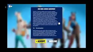 New End User Agreement | Fortnite OG