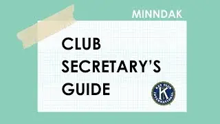 MinnDak: Club Secretary's Guide