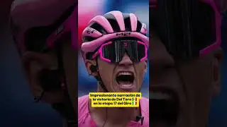 Impresionante narraci&oacute;n 🎙️🎚️🔥 de la victoria 🏆 de Isaac Del Toro 🇲🇽 en el #giroditalia #isaacdeltoro