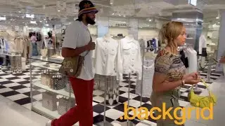 Karl-Anthony Towns and Jordyn Woods spotted shopping in Paris