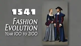 The evolution of European Fashion from 1000 to 2100 (4K video)