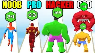 Upgrade Run 3D - NOOB vs PRO vs HACKER vs GOD (New Update)