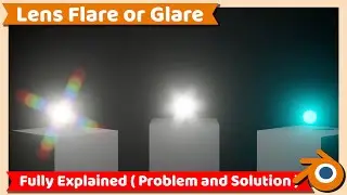 Blender Tutorial : Create Lens Flare or Glare in Blender 3