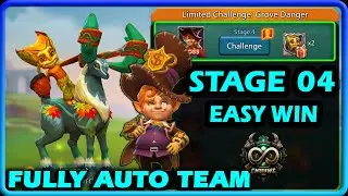 Lords Mobile Grove Guardian Stage 4 Perfect Team | Limited Challenge Grove Danger Stage 4 Fully Auto