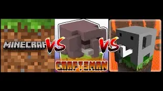 Minecraft PE VS Main Craftsman VS Normal Craftsman - Which Minecraft Copy Is Better???