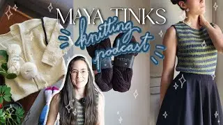 White Day Cardigan, frogging / fixing party and finally some spinning - knitting podcast ep. 58