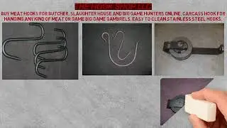 Short video presentation for MEAT HOOKS