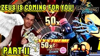 Saint JACQUES hits a 50X BOARD multiplier LIGHTNING STORM bonus game on his session! [PART 2]