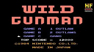 Wild Gunman. Gang Mode. NES [No Damage Walkthrough (10 Waves) / Прохождение без урона (10 Волн)]