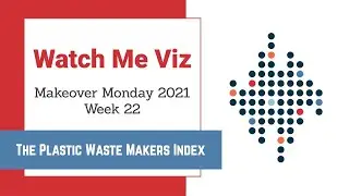 Watch Me Viz - #MakeoverMonday 2021 Week 22 - The Plastic Waste Makers Index