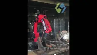 Carbon steel structure welding robot,Robot made in China, Good quality Chinese robot