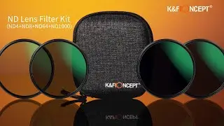 NEED Tools for Long Exposure Photography? | K&F Concept ND Lens Filter Kit ND4+ND8+ND64+ND1000