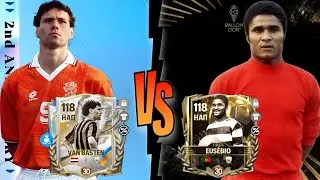 VAN BASTEN VS EUSEBIO FC MOBILE 26. КАКОЙ НАПАДАЮЩИЙ КРУЧЕ ГОДОВЩИНА/ЗОЛОТОЙ МЯЧ ФК МОБАЙЛ!?