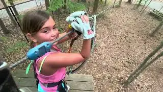 Zip Lining With Clara 