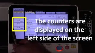 How To: Access the Konica Minolta Page Counter