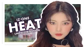 How Would IZ*ONE Sing (9) HEAT by LOONA | Line Distribution